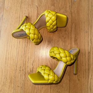 Citron Kenley Braided Square-Toe Sandals